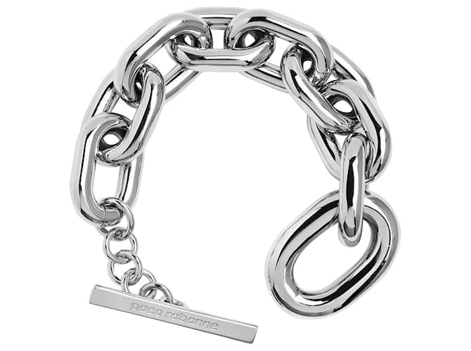 Xl Link Brac Bracelet - Paco Rabanne - Silver - Metal Silvery Metallic  ref.559633