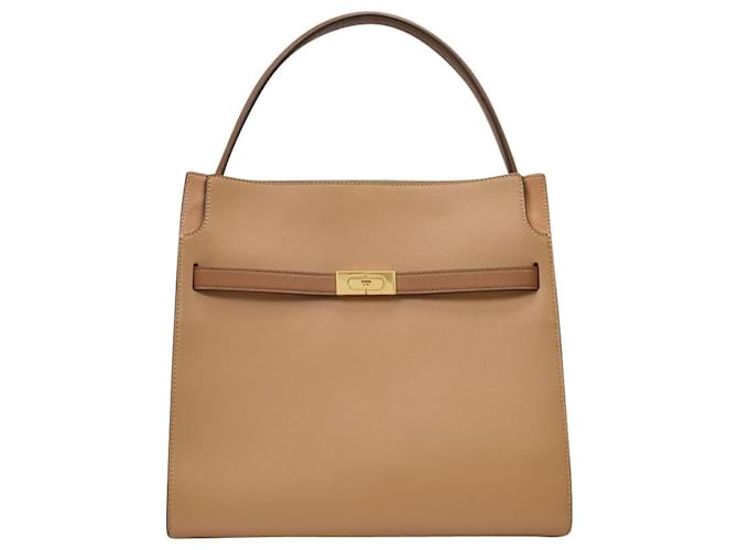 Tory Burch Lee Radziwill Double Tote Bag - Brown