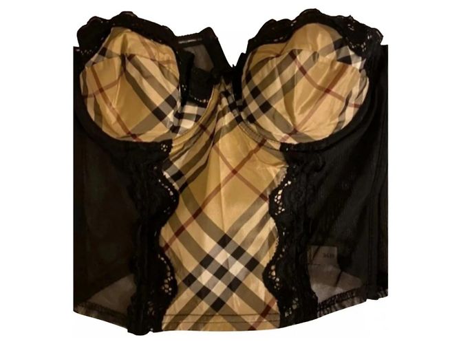 Corset Burberry de Viscose Multicor