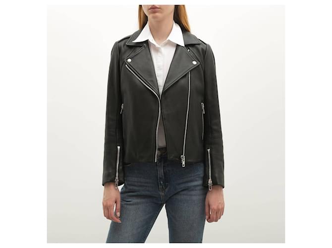 Sandro leather jacket  ref.560127