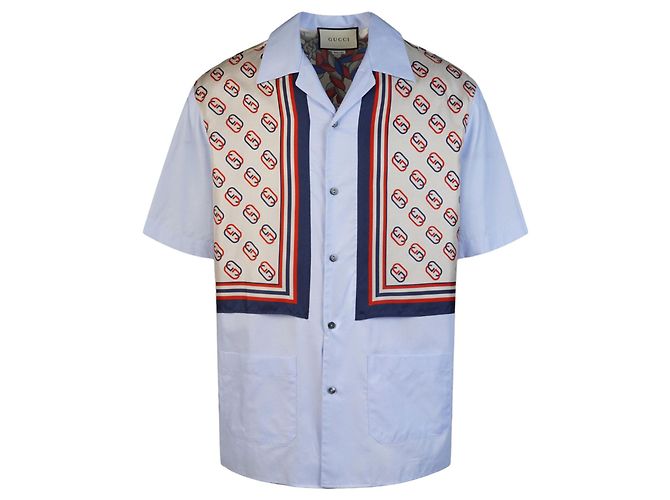 Camicia con tasca applicata di Gucci