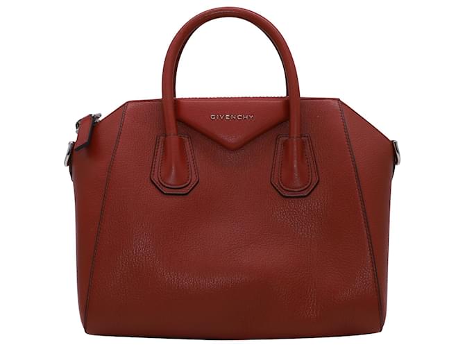 Givenchy Antigona Bag in Red Leather  ref.560716