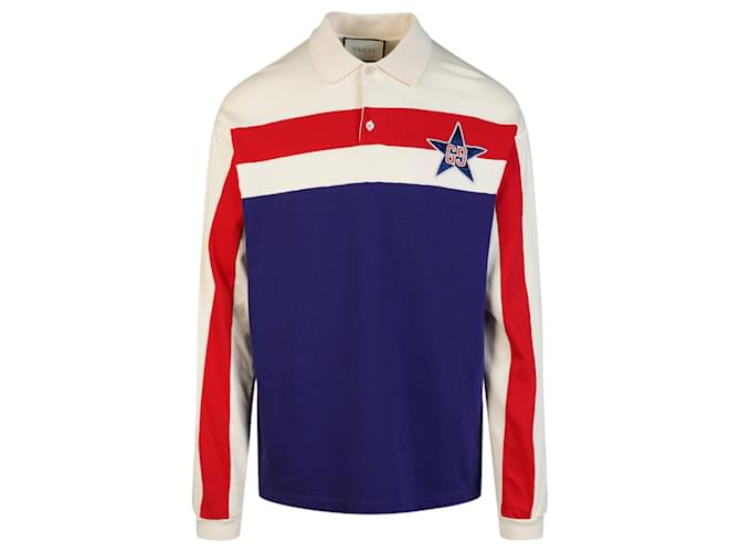 Gucci Long Sleeve Rugby Polo Multiple colors Cotton  ref.560739