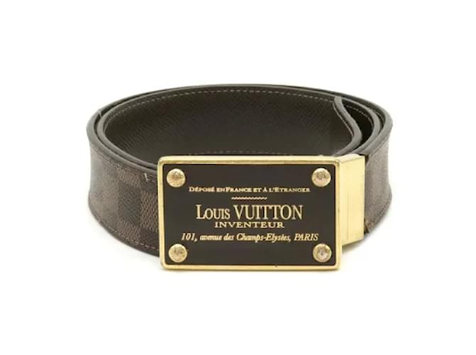 Louis Vuitton Mens Belts, Brown, 85