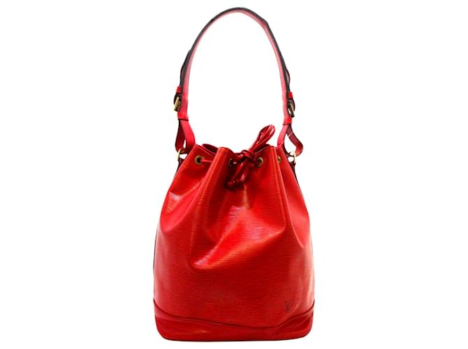 Louis Vuitton Red Epi Noe Leather ref.561459 - Joli Closet