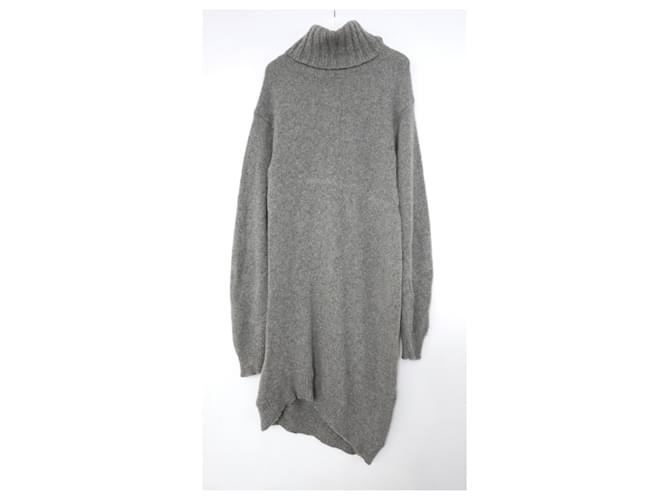 Céline Celine x Philo 2013 Grey Cashmere Sweater Dress  ref.562039