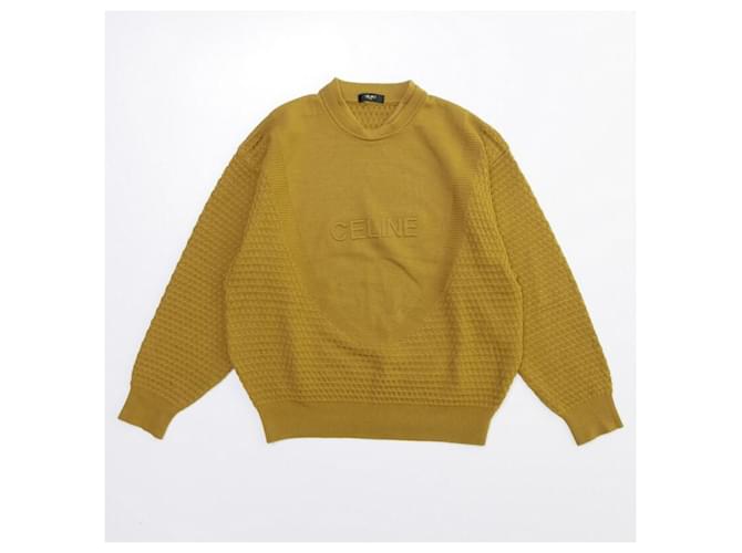 Céline Sweaters Mustard Mohair  ref.562052