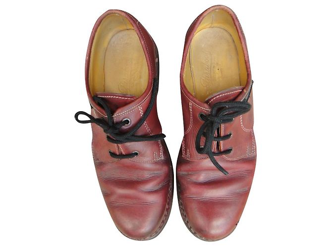 derby vintage Paraboot p 40,5 Rosso