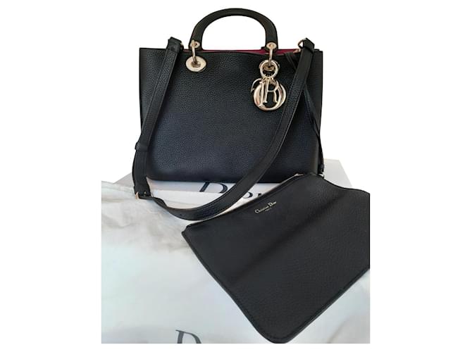 diorissimo bag Black Leather  ref.562623
