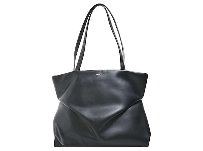 Chloé Tote bag Black Leather  ref.563095