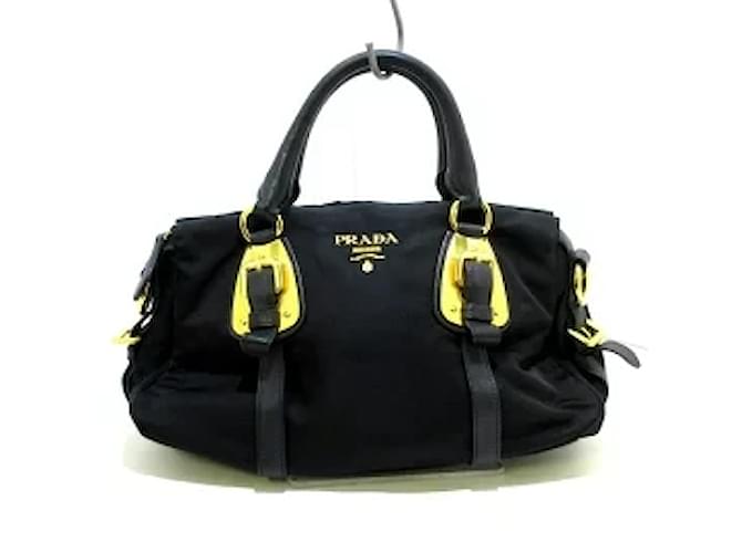 Prada Handbags Black Nylon  ref.563437