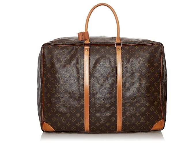 Louis Vuitton Brown Monogram Sirius 50 Leather Cloth ref.1012783 - Joli  Closet
