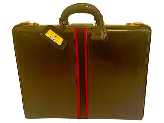 Genuine Vintage Gucci Briefcase Genuine Leather 