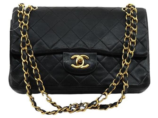 Chanel Timeless Black Leather  ref.563813