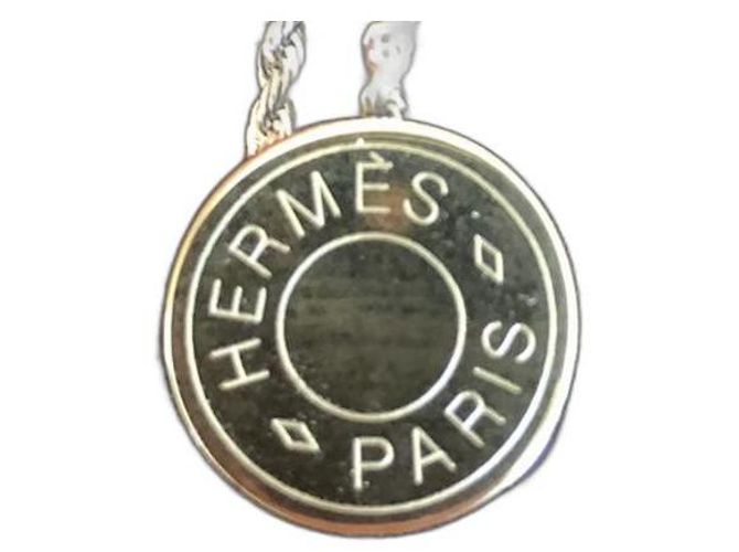 Constance Clou de Selle-Anhänger von Hermès Silber
