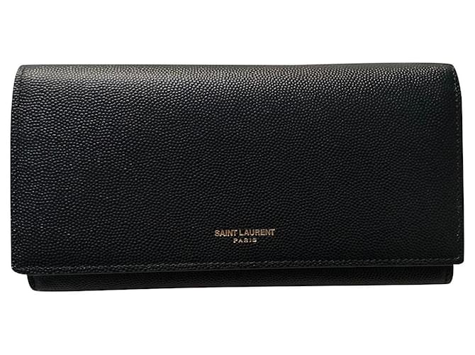 ysl continental flap wallet