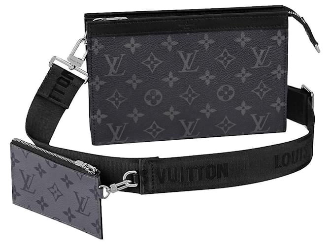 Louis Vuitton LV Gaston wearable wallet new Grey  ref.564147