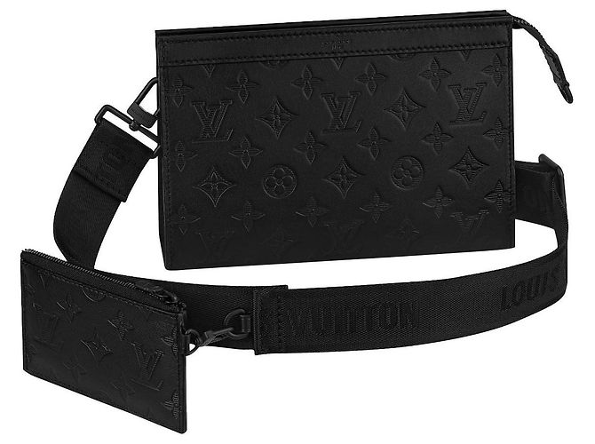 Louis Vuitton LV Gaston wearable wallet new Black