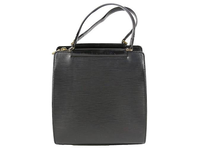 bolso de mano louis vuitton figari en cuero epi negro