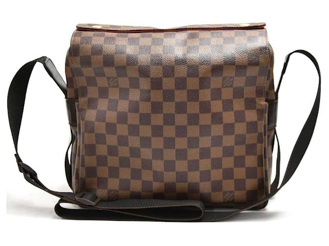 Louis Vuitton Naviglio Ebene Damier Canvas Brown Cloth ref.564229