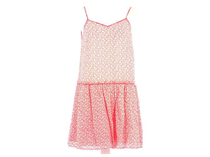 Ba&Sh Light dress Pink Cotton  ref.564433
