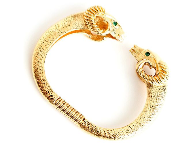 Kenneth Jay Lane KJL Sternzeichen Goldarmband Golden
