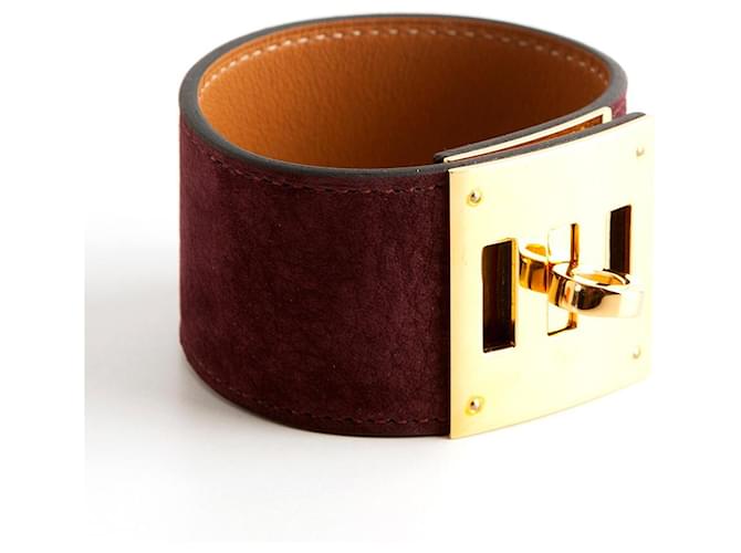 Vintage Kelly Dog bracelet Hermès Leather  ref.564538