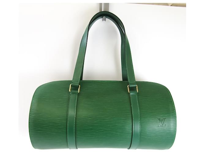 Louis Vuitton Soufflot Verde Cuero  ref.564914