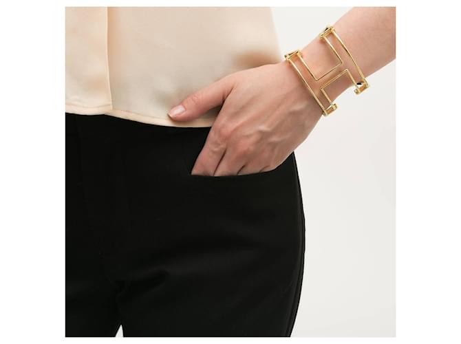 CH Carolina Herrera Leather Petite Carolina Wrap Bracelet - Brown,  Gold-Tone Metal Wrap, Bracelets - WC331298 | The RealReal