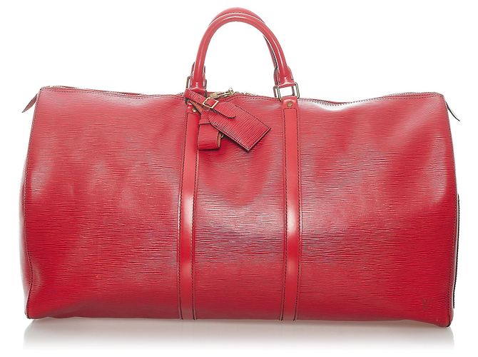Louis Vuitton Epi vermelho Keepall 60