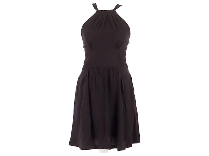 Maje robe Black Silk  ref.565441