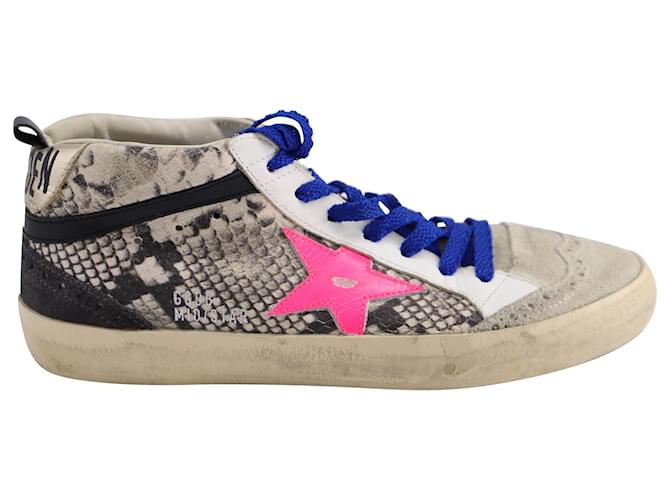 Golden goose mid star hot sale snakeskin