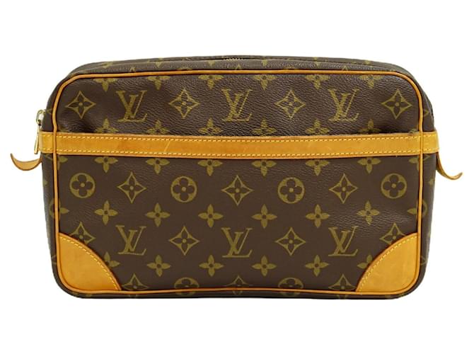 Louis Vuitton Compiègne Brown Cloth  ref.565656