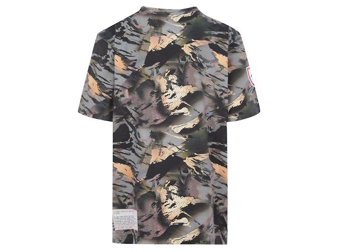 CAMISETA HERON PRESTON CAMO DE ALGODÓN ORGÁNICO talla S