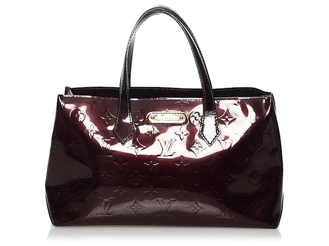 Louis Vuitton Purple Vernis Wilshire PM Leather Patent leather  ref.565711