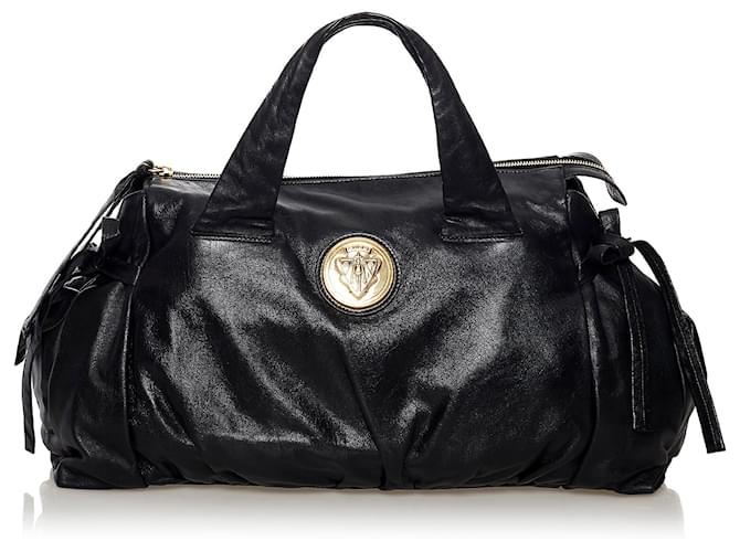 Gucci Black Hysteria Ledertasche Schwarz Kalbähnliches Kalb  ref.565729