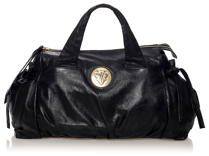Gucci Black Hysteria Leather Tote Bag