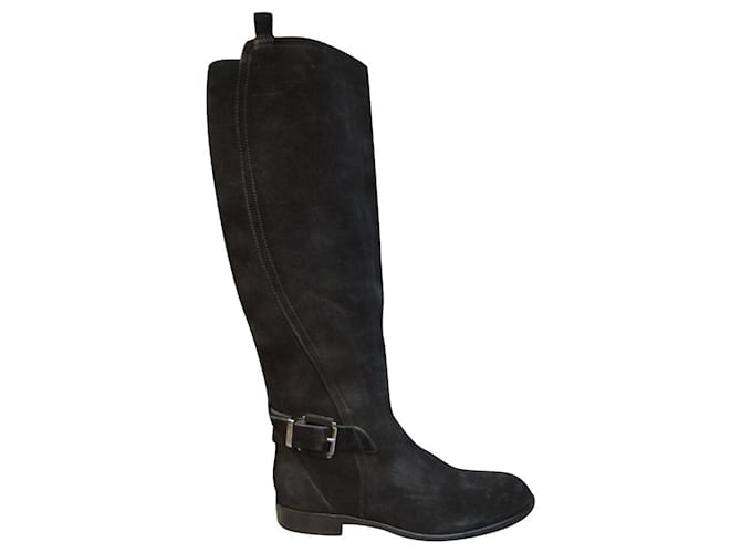 Dior p boots 37 Black Deerskin  ref.565767