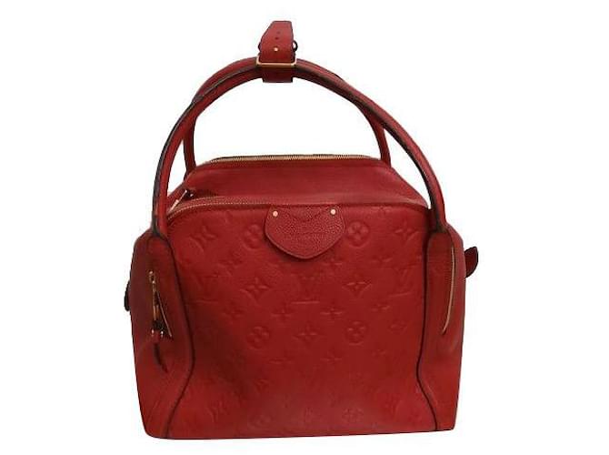 Louis Vuitton Marais Red Cloth  ref.565776