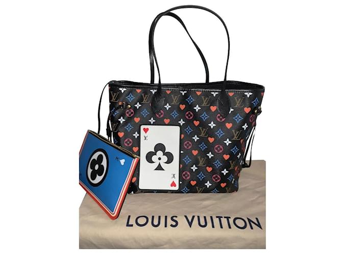 Louis Vuitton Black Multicolor Monogram Coated Canvas Game On