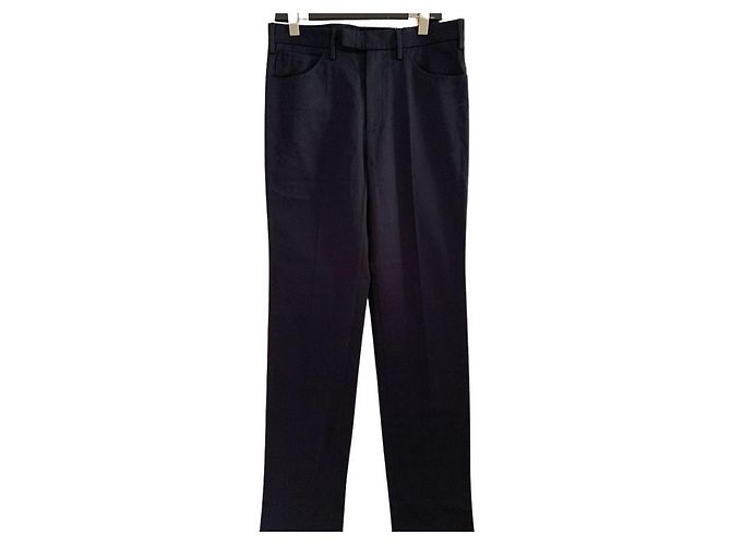Gucci Hose aus schwarzer Baumwolle