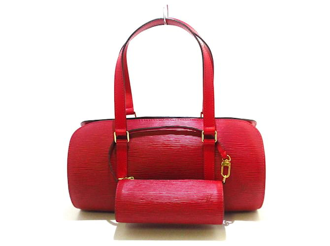 Louis Vuitton Soufflot Red Leather  ref.565989