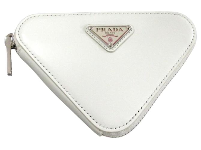 Prada Clutch Bag White Leather ref.566088 - Joli Closet