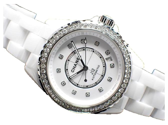 J12 Baguette Diamond Bezel watch Calibre 12.1, 38 mm - H7431