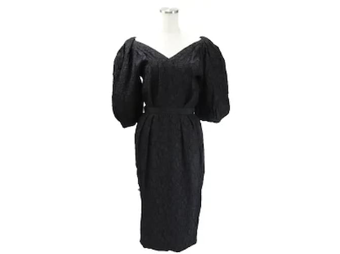 Christian Dior Dresses Black Silk  ref.566165