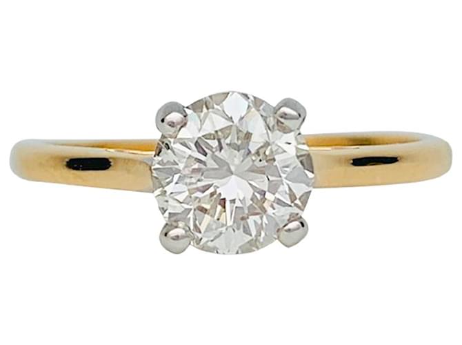 inconnue Diamond Solitaire 1,03 two gold carats. White gold Yellow gold  ref.566181