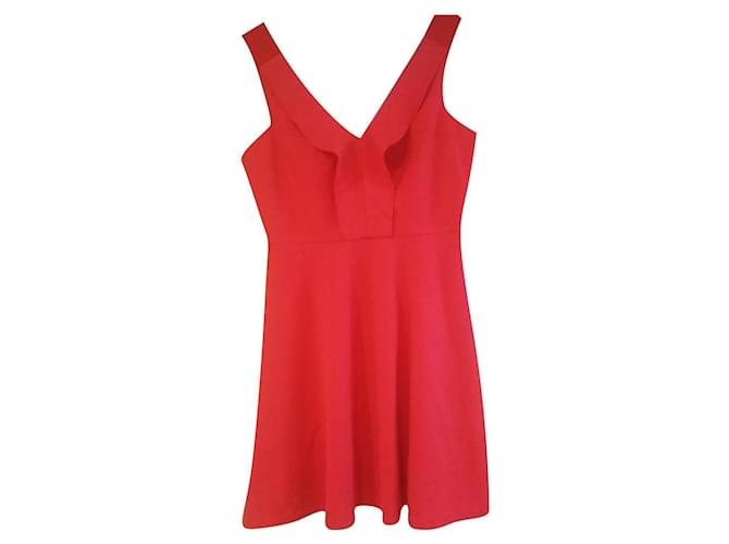 Claudie Pierlot Dresses Red Cotton  ref.566195