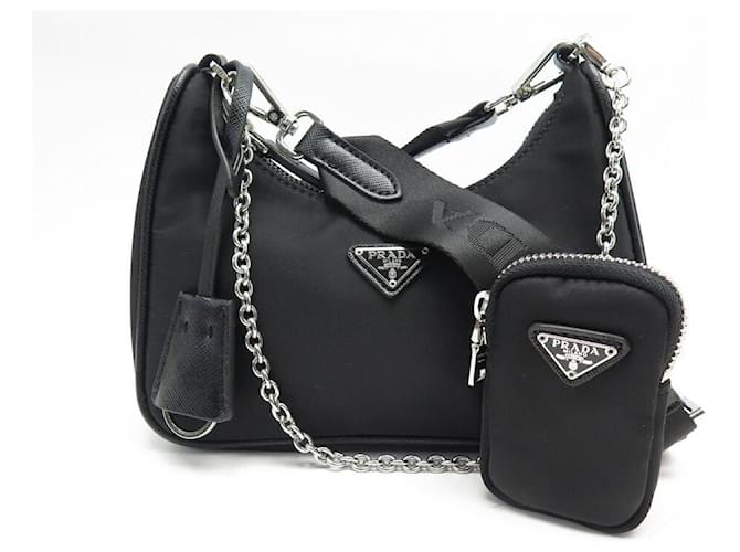 Prada Re-Edition 2005 Re-Nylon bag Black, Men's Fashion, Bags
