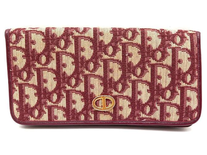 Dior Christian Dior Trotter bi fold wallet Canvas Navy Ladies Bi fold  Wallet  KYOTO NISHIKINO