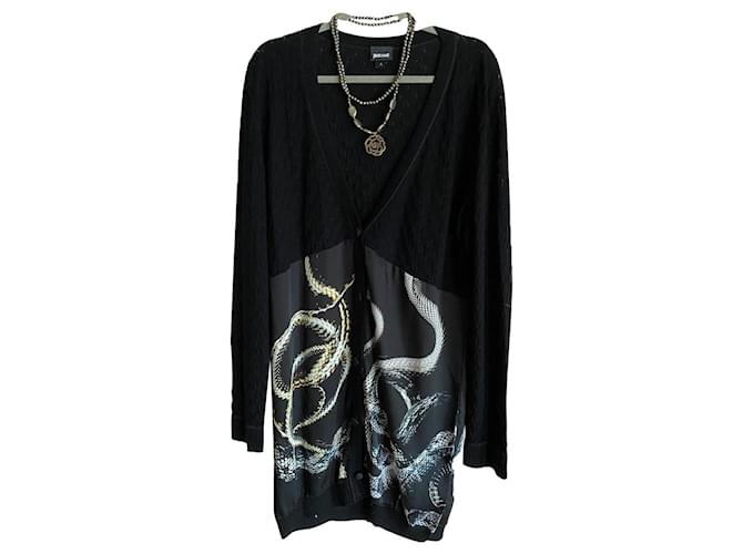 Just Cavalli long twin set Multiple colors Polyester Wool  ref.566858